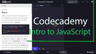 Functions Exercise 6 Conditionals Introduction to JavaScript Codecademy