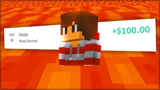 Minecraft, but Lava Rises Every Minute & I Won...