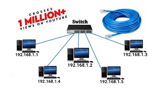 Create LAN Network, Connecting Computer in Networking or share the resources