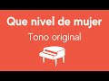 Karaoke con piano  - Luis Miguel - Que nivel de mujer (arreglos piano)