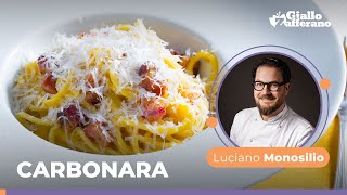 EASY ROMAN-STYLE CARBONARA: Authentic Italian recipe by chef Luciano Monosilio😍💛🥓🍴