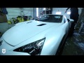 7 steps 1st wash on new car lexus lfa