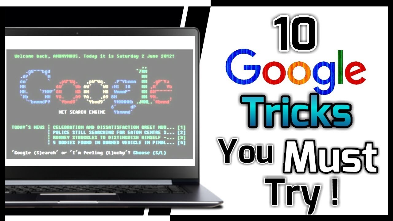 10 Google Tricks You Need To Try ! - YouTube