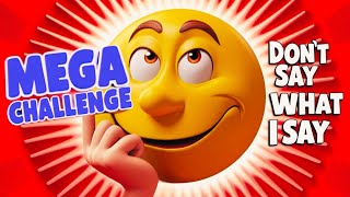 Avoid Saying The Same Thing As Me🎯 - MEGA CHALLENGE #quiz #fungame