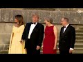 trump receives grand welcome at blenheim palace