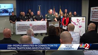 Polk County human trafficking sting nets 200 arrests in one week