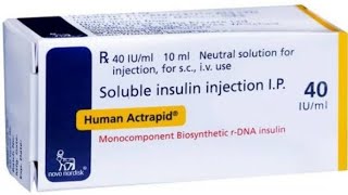 Human Actrapid 40 IU/ml