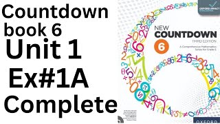 Oxford Countdown Book 6 - Exercise 1A complete| Step-by-Step Solution @ytacademy198