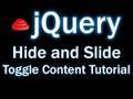 jQuery Tutorial - Animated Hide and Slide Toggle Content Into View