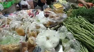 เดินตลาดบ้านโคกกลาง2, ตลาดเช้าชนบท,อากาศดีมาก | kom channel