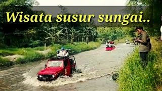 Serunya susur sungai dengan jeep wisata shiva plateau prambanan...