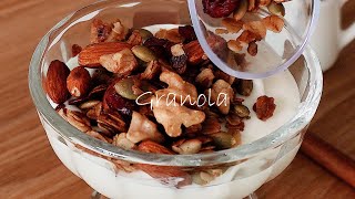 Easy and Healthy Homemade Granola (No-Oven, Fry Pan Cereal)