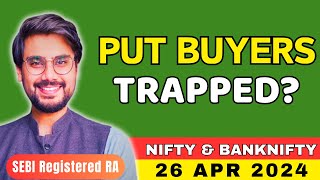 Nifty and BankNifty Prediction for Friday, 26 Apr 2024 | BankNifty Option Tomorrow | Rishi Money
