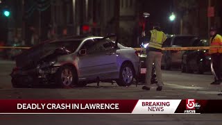 Fatal crash in Lawrence under investigation
