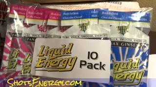 Vital4U Liquid Energy Shots Drinks Vital 4 U You Chews Unboxing