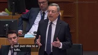 DRAGHI RIMPROVERA L'UE: \