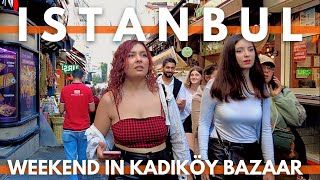 Istanbul Turkey 2023 Walking Tour Kadıköy  | 4K UHD 60FPS