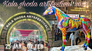 काळा घोडा आर्ट फेस्टिवल २०२५❤️💫Kala Ghoda Art Festival 🎉Celebrating 25 Years#MarathiVlog