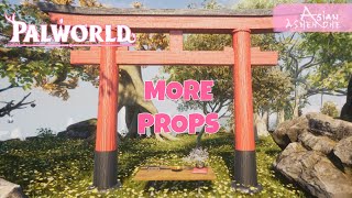 More Props (for the Ultimate Japanese Building mod) Showcase  | Palworld