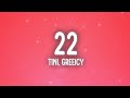 TINI, Greeicy - 22 (Letra/Lyrics)