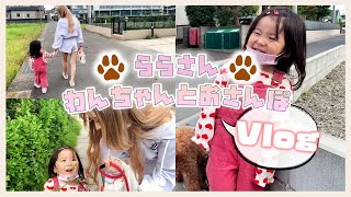 【vlog】ららさんとお散歩してきました♡お外は色んな発見があって楽しいね👀💡