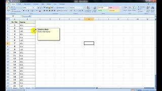 Blogspot Tubes : How To Delete Comments Cell on Excel