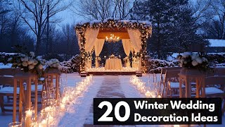 20 Winter Wedding Ideas for a Magical Celebration