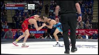Thomas Gilman vs Jax Forrest 57kg - Olympic Team Trials 2024