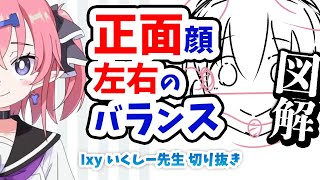 【2分半でわかる】正面顔：左右のバランス【いくしー先生切り抜き】