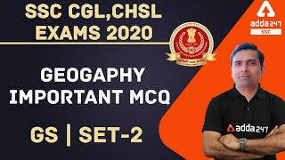 SSC CGL & CHSL | General Studies | Geography Important MCQ Set 2