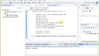 program to accept user input(String) using java - 6