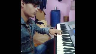 ##baithe baithe achanak ye kya ho Gaya song music on keyboard harmonium ##