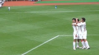 小川佳純の先制ゴール(35')｜鹿島 0-1 名古屋