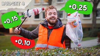 1 WEEK STATIEGELD flessen RAPEN en VERDIENDEN €___ 🤑 | Budget Challenge 8