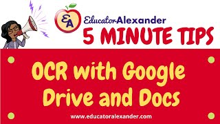 OCR with Google Drive and Docs