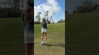 Play this par 5 with me ⛳️ ps. We don’t talk about that second shot… #golf #golfvlog #golfgirl