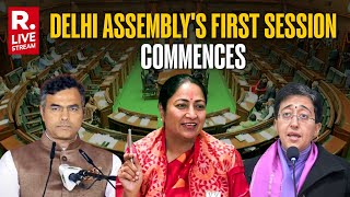 Delhi Assembly Session LIVE: CM Rekha Gupta's First Assembly Session I MLAs Take Oath