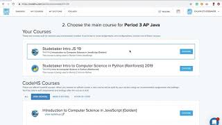 How do I create a new section on CodeHS?