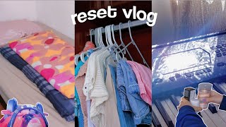 reset vlog 🧼 | closet cleanout, getting things done and sunday routine