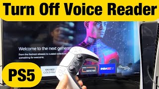 PS5: How to Turn Off Voice Reader (Voice Narrator, Talk Back, Voice Assistant)