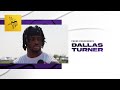 Dallas Turner on Coping With Khyree Jackson's Death & Start of His First NFL Training Camp