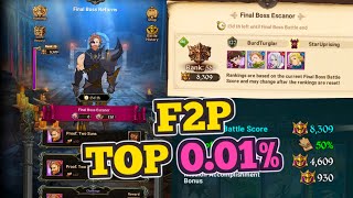 Final Boss ESCANOR TOP 0.01% on CHALLENGE FULLY F2P GUIDE! Seven Deadly Sins: Grand Cross