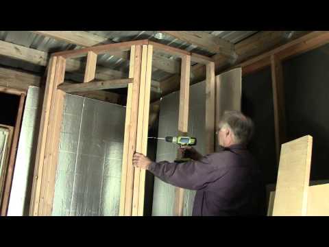 Corner closet framing last part Corner closet framing last part