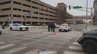 Pedestrian killed in hit-and-run crash in downtown Indianapolis