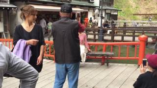 Walking around Ginzan Onsen in Yamagata