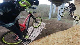 Mit mobiler Holzrampe überall Spaß haben! Sprung für MTB Downhill | Fabio Schäfer Vlog #128