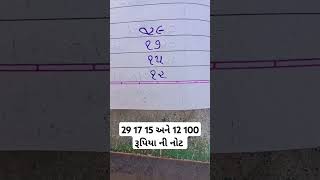 29 17 15 અને 12 100 રૂપિયા ની નોટ - આ બધી નોટો નો હિસાબ કરો - એક દમ સરળ હિસાબ - #trending