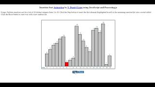 Insertion Sort in Java Homework Help, Programming Assignment Help