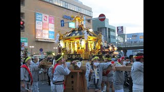 夏の風物詩2022年◆上尾夏まつりが3年ぶりに開催！8町のお神輿が集まり◆山車引っかせもＰａｒｔ４