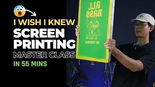 Screen Printing starter pro pack | FREE COURSE